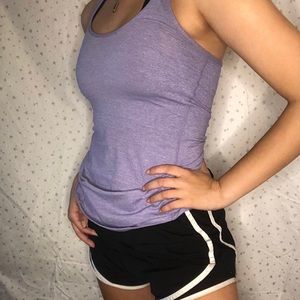 Purple LULULEMON tank